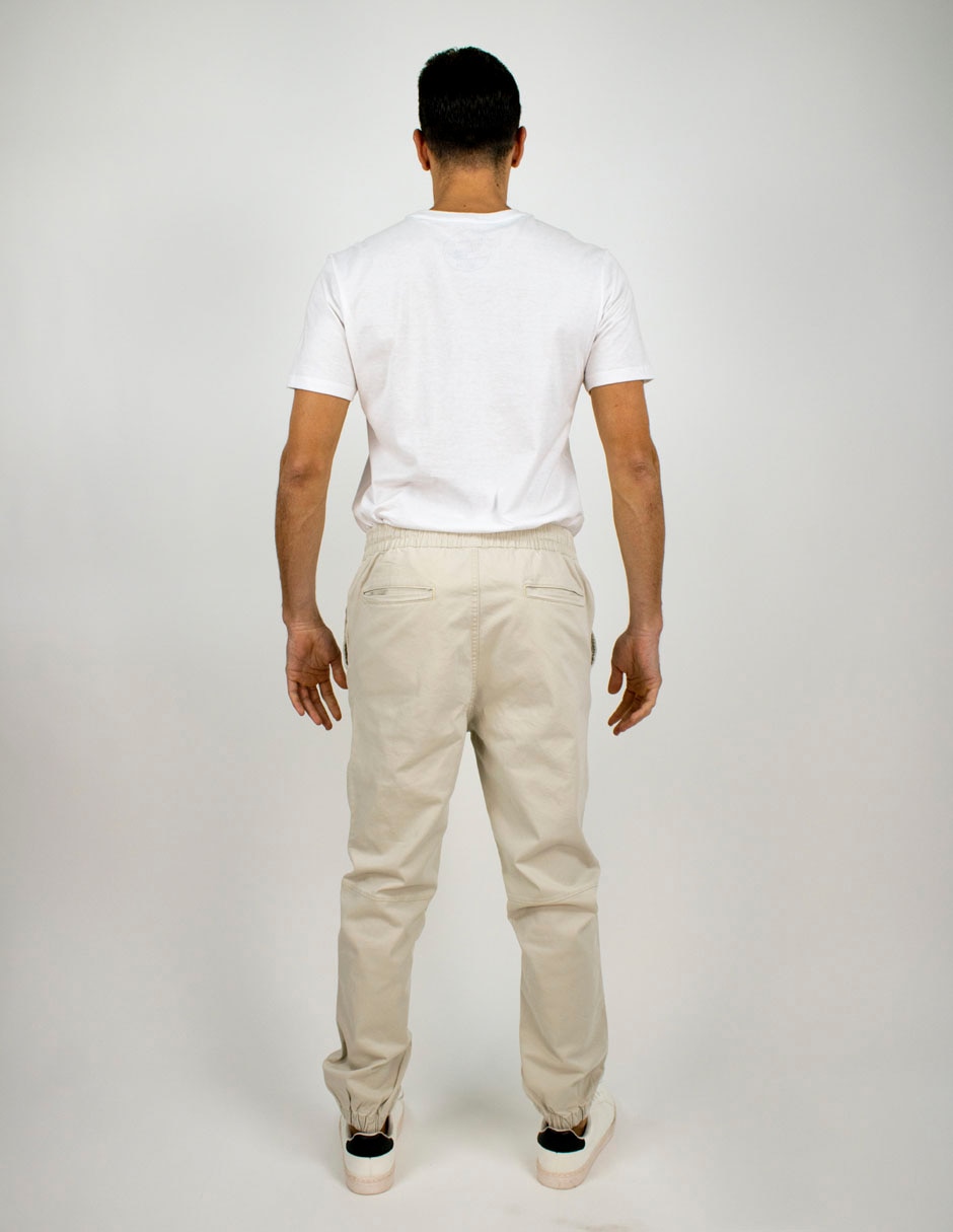 Jogger regular estampado liso para hombre 2