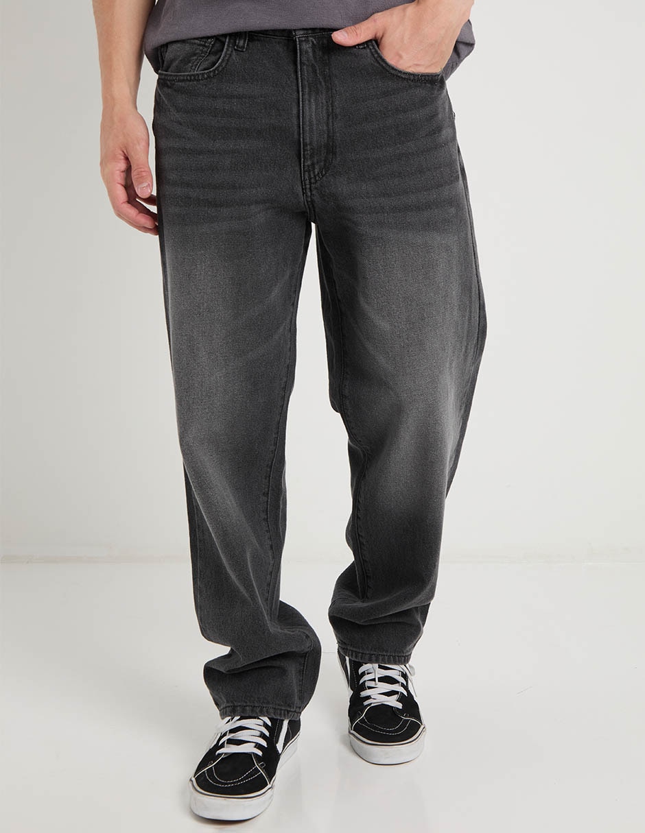 Jeans slim deslavado para hombre