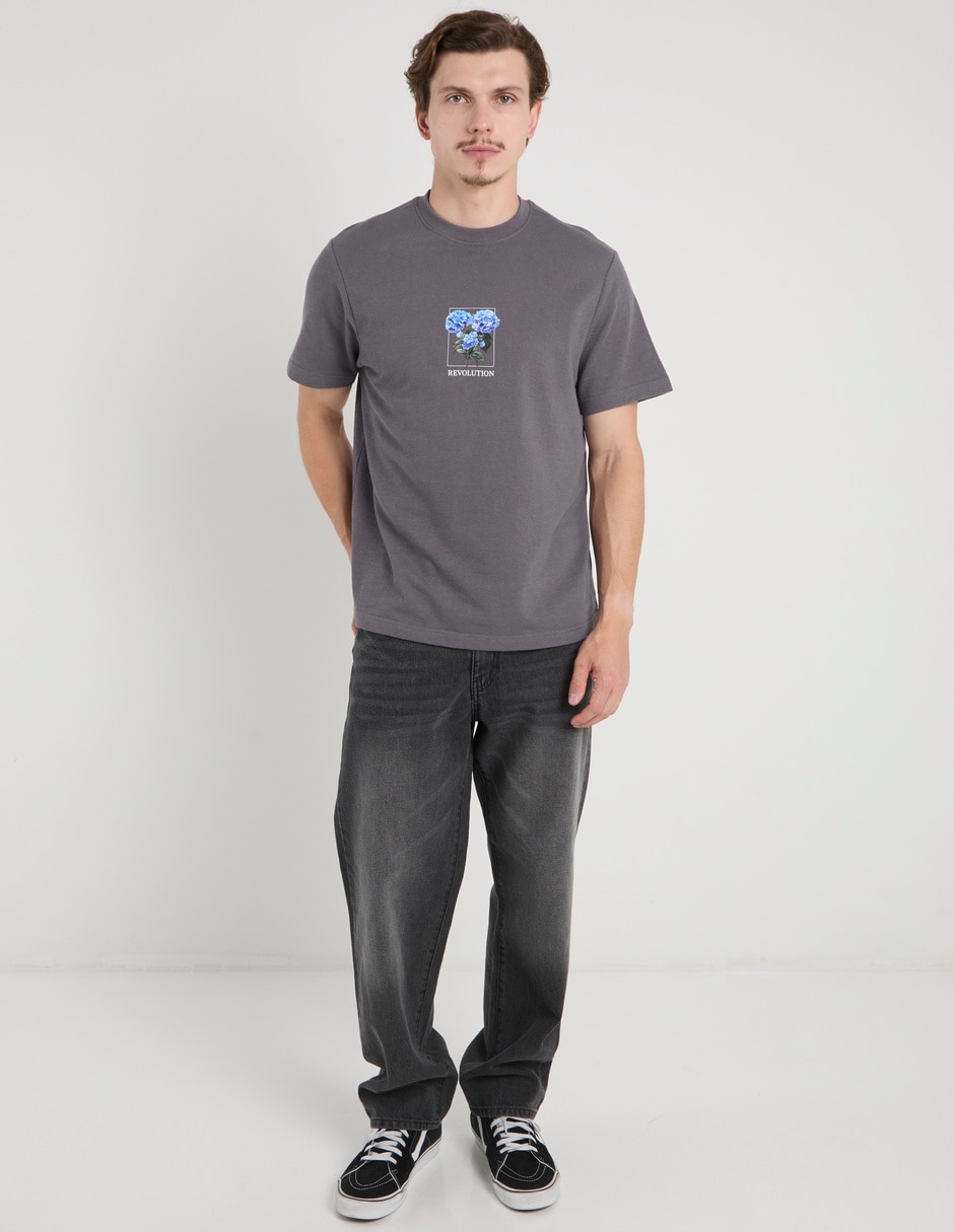 Jeans slim deslavado para hombre 2