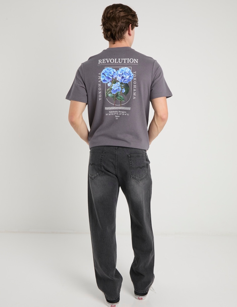 Jeans slim deslavado para hombre 6