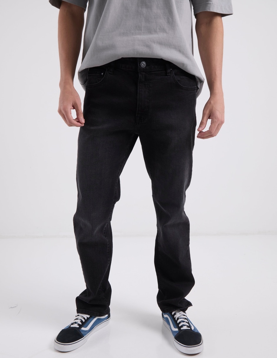 Jeans straight lavado obscuro para hombre Jeans straight lavado obscuro para hombre