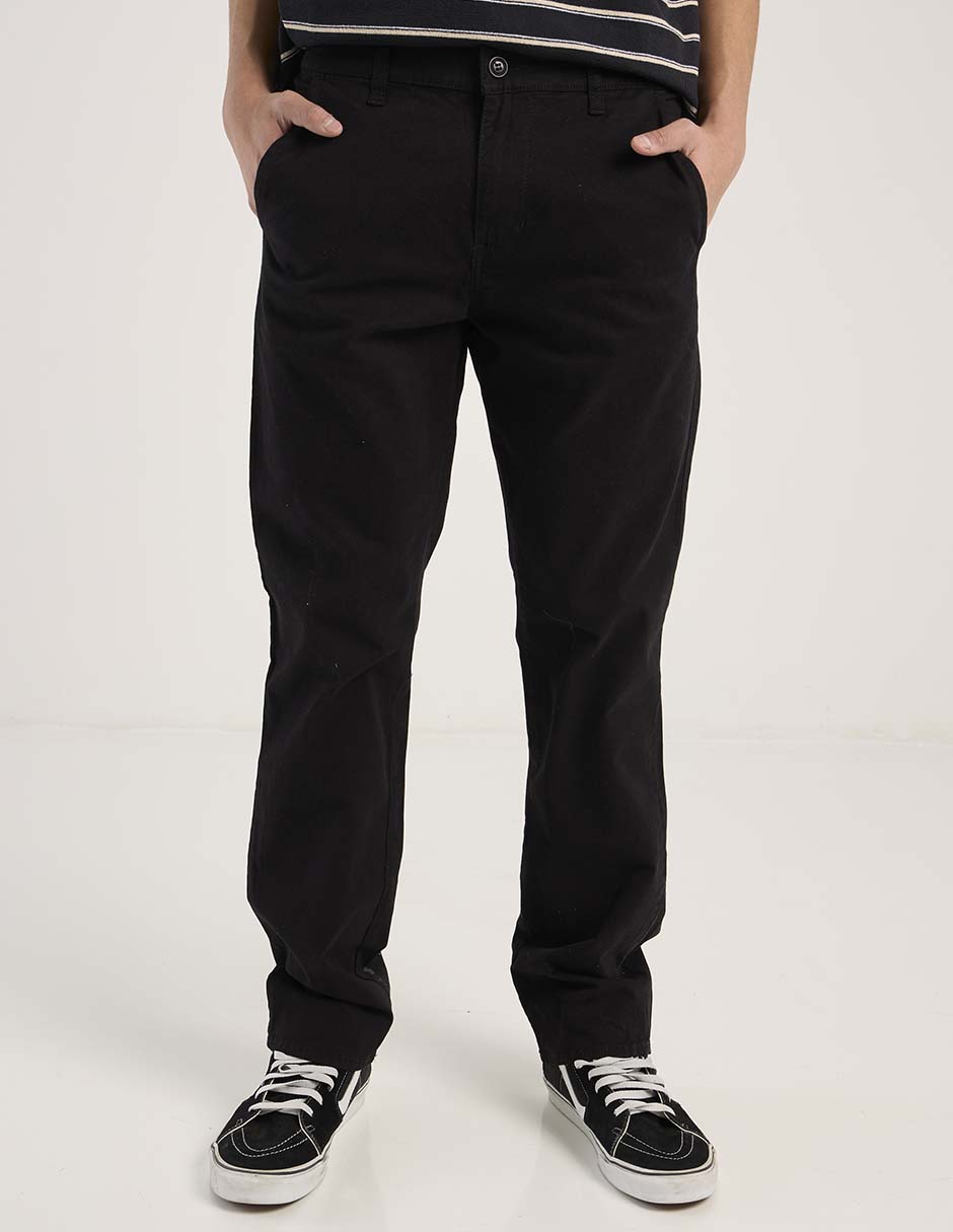 Pantalón straight de gabardina para hombre 2