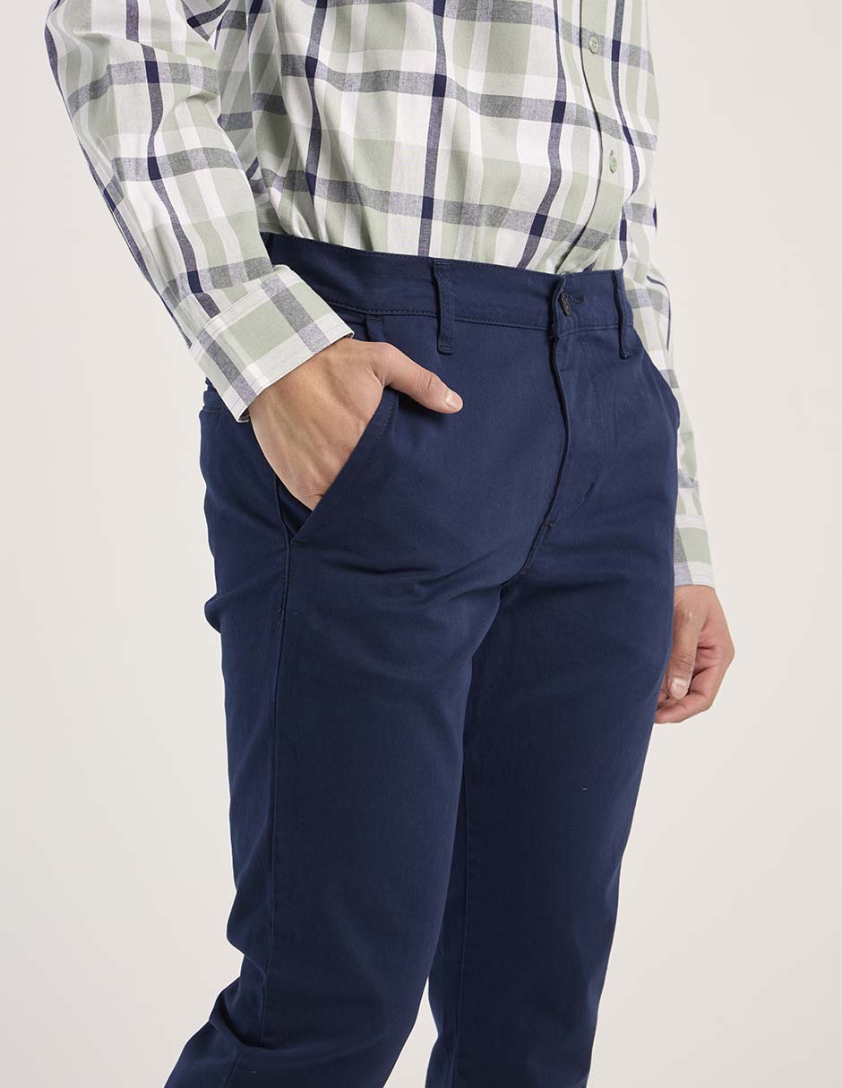 Pantalón slim de algodón para hombre 5
