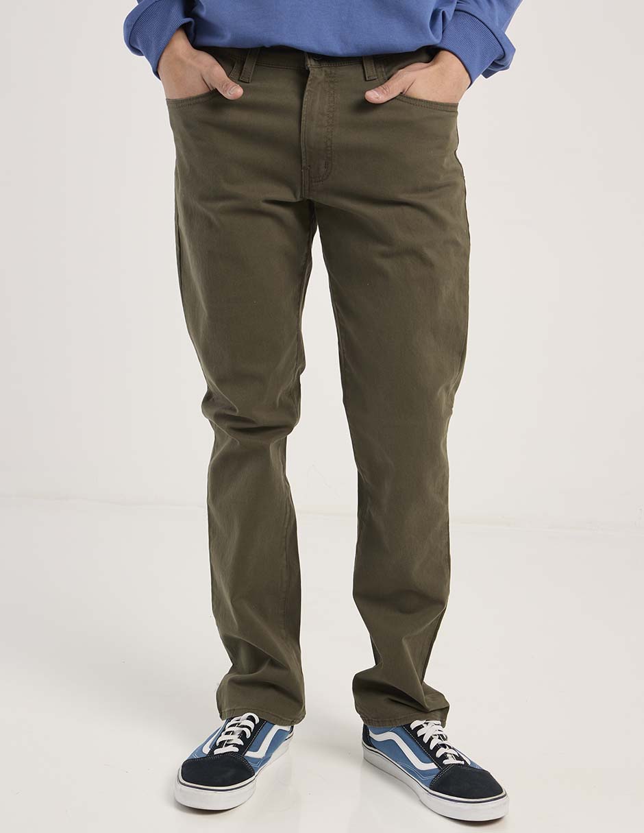 Pantalón straight de algodón para hombre 2