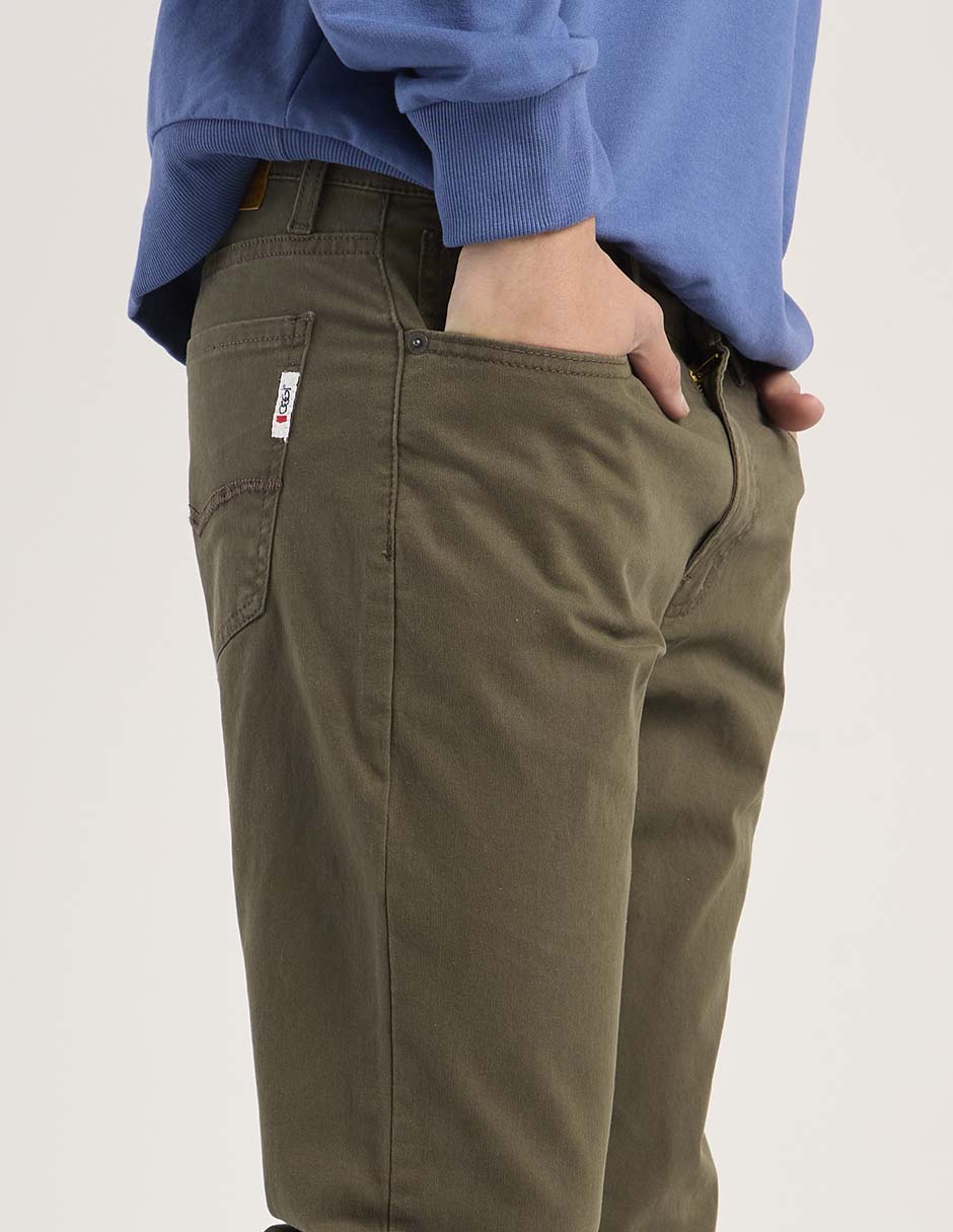 Pantalón straight de algodón para hombre 5