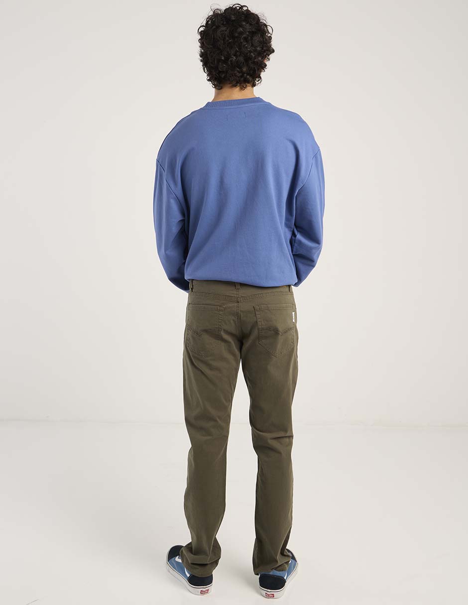 Pantalón straight de algodón para hombre 6