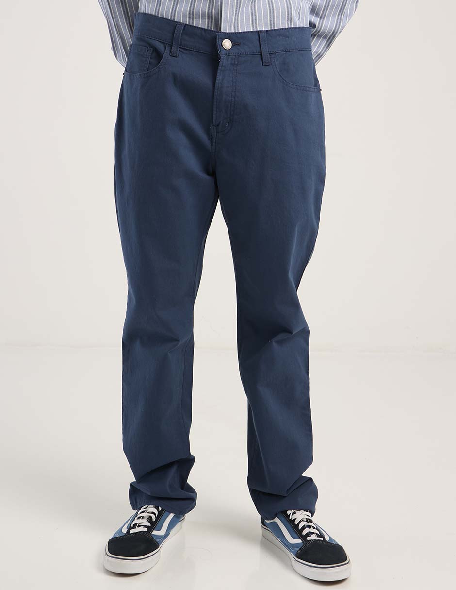 Pantalón straight de algodón para hombre 2