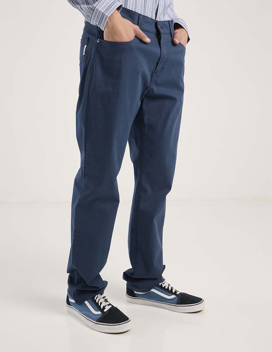 Pantalón straight de algodón para hombre 4