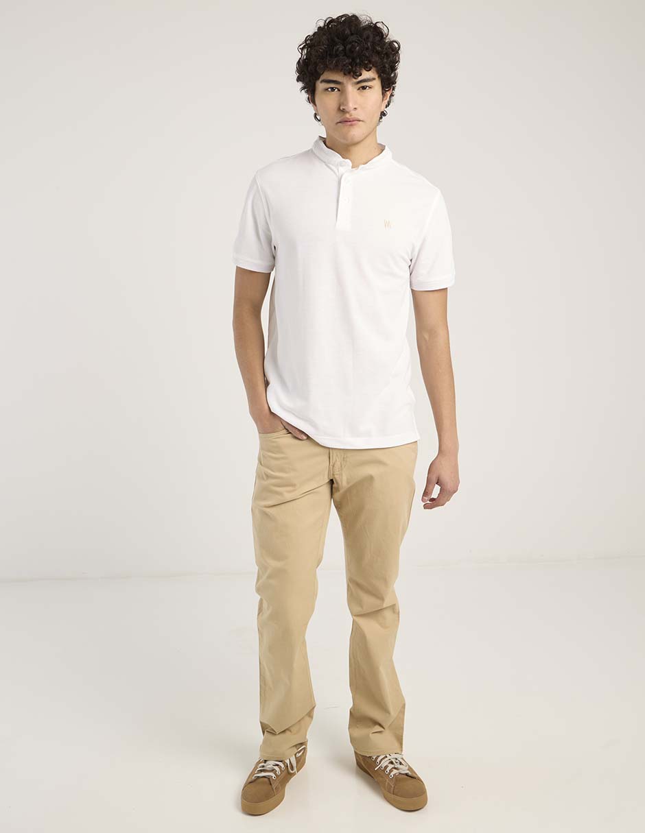 Pantalón straight de algodón para hombre 2