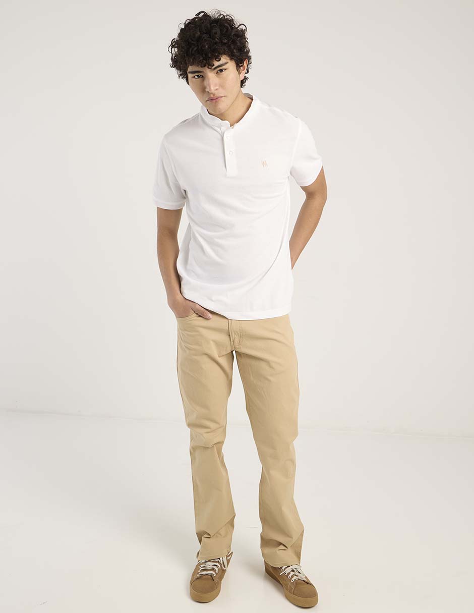 Pantalón straight de algodón para hombre 3