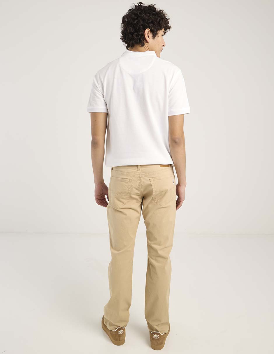 Pantalón straight de algodón para hombre 6