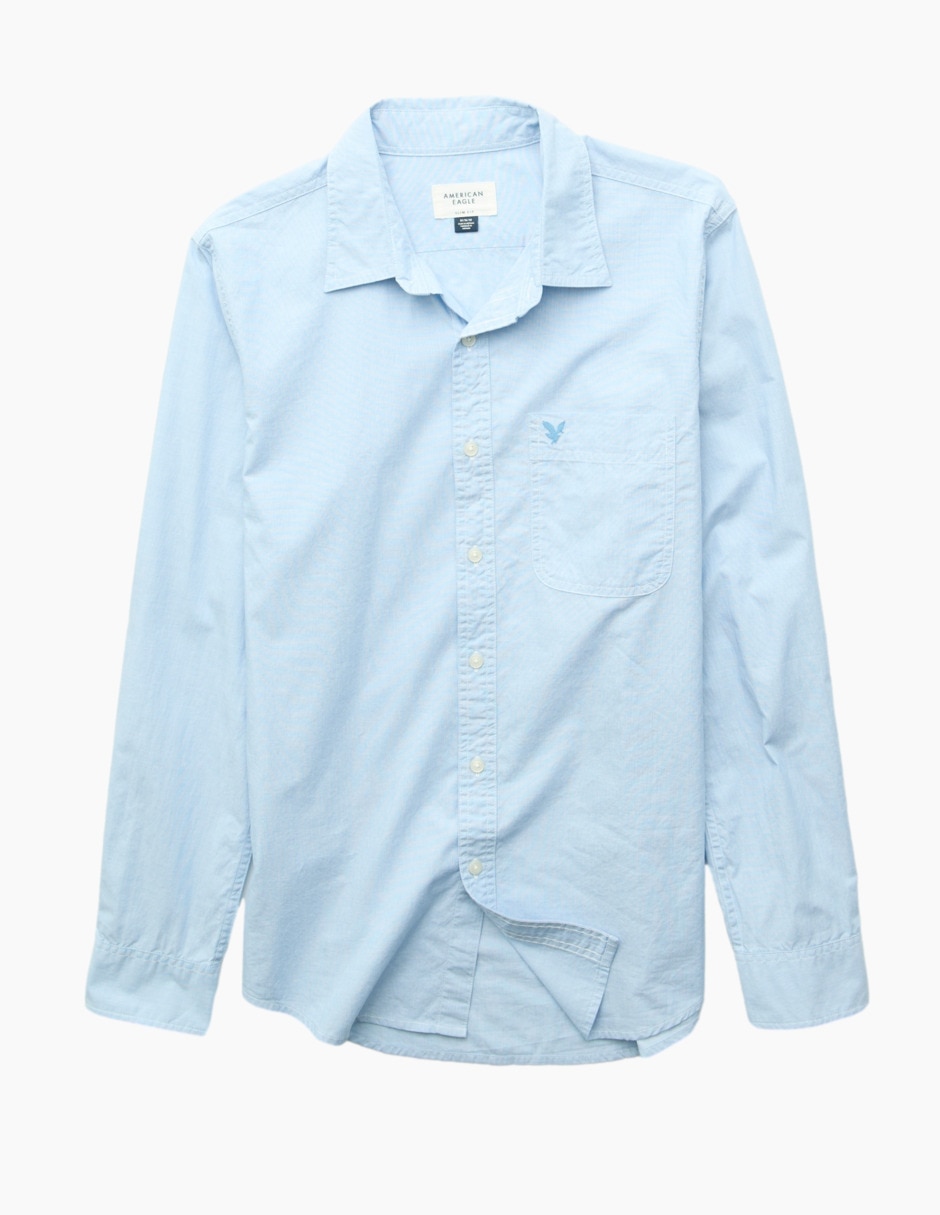 Camisa casual de algodón manga larga para hombre 3