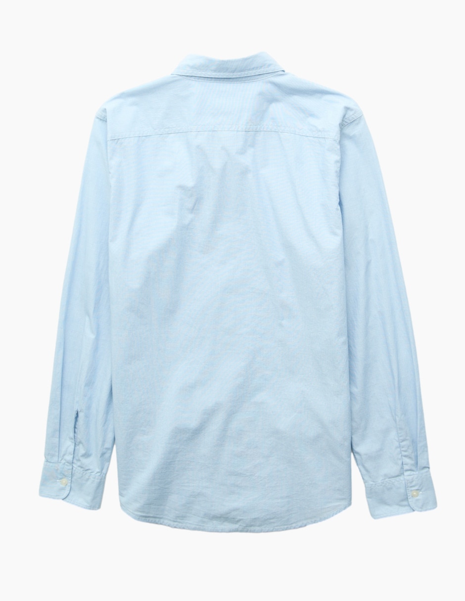 Camisa casual de algodón manga larga para hombre 4