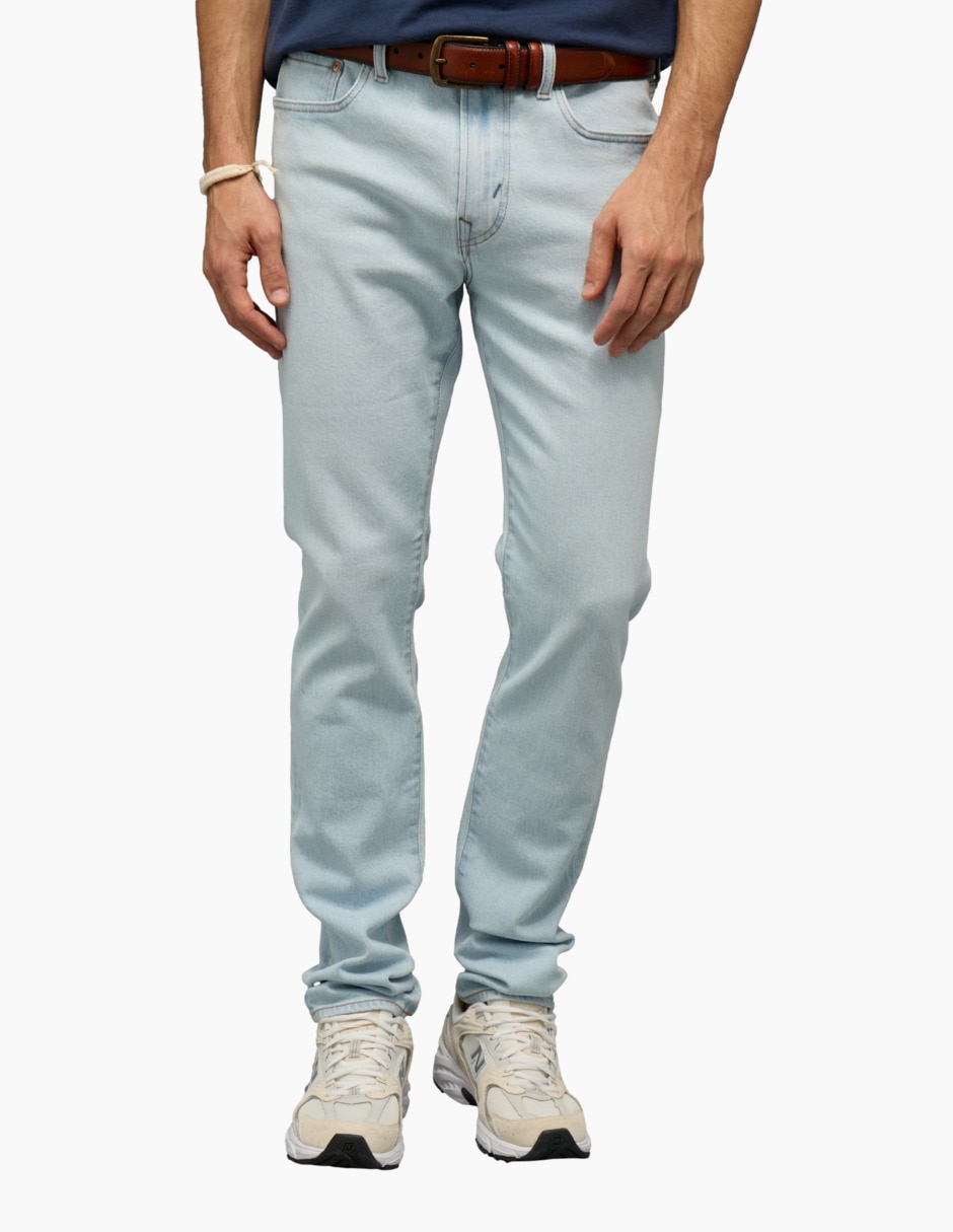 Jeans slim deslavado para hombre Jeans slim deslavado para hombre