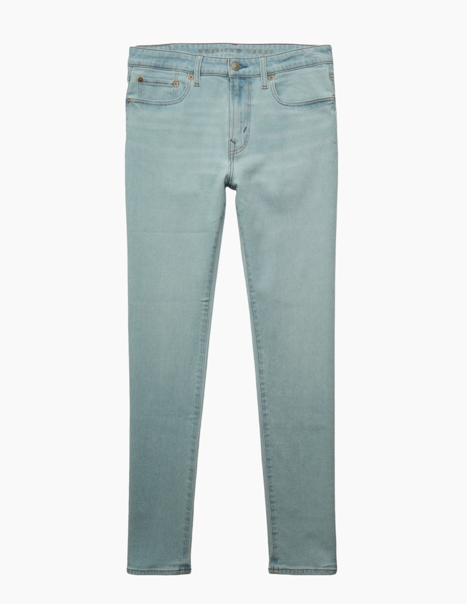 Jeans slim deslavado para hombre 3