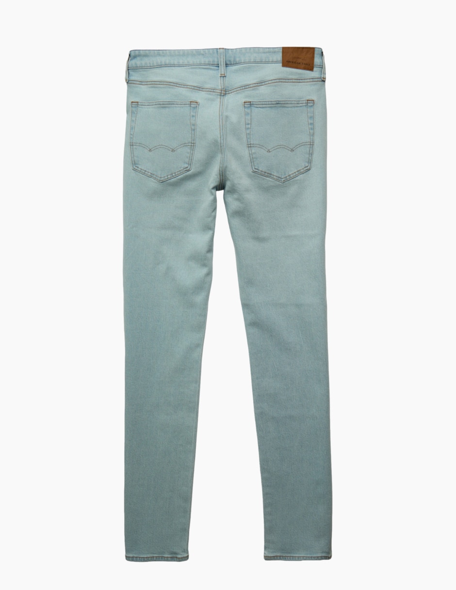 Jeans slim deslavado para hombre 4