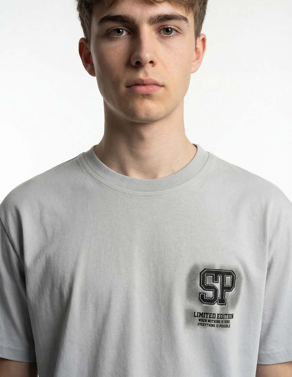 Playera cuello redondo para hombre 4