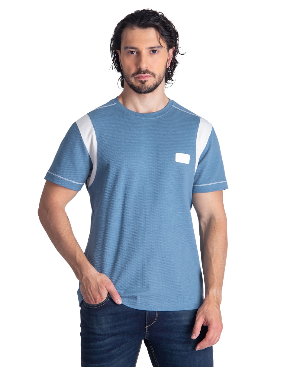Playera cuello redondo para hombre