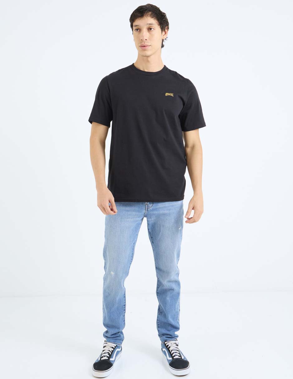 Jeans skinny lavado medio para hombre 2