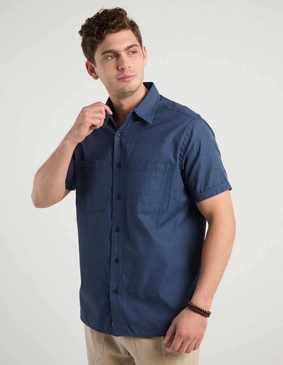 Camisa casual manga corta para hombre 2