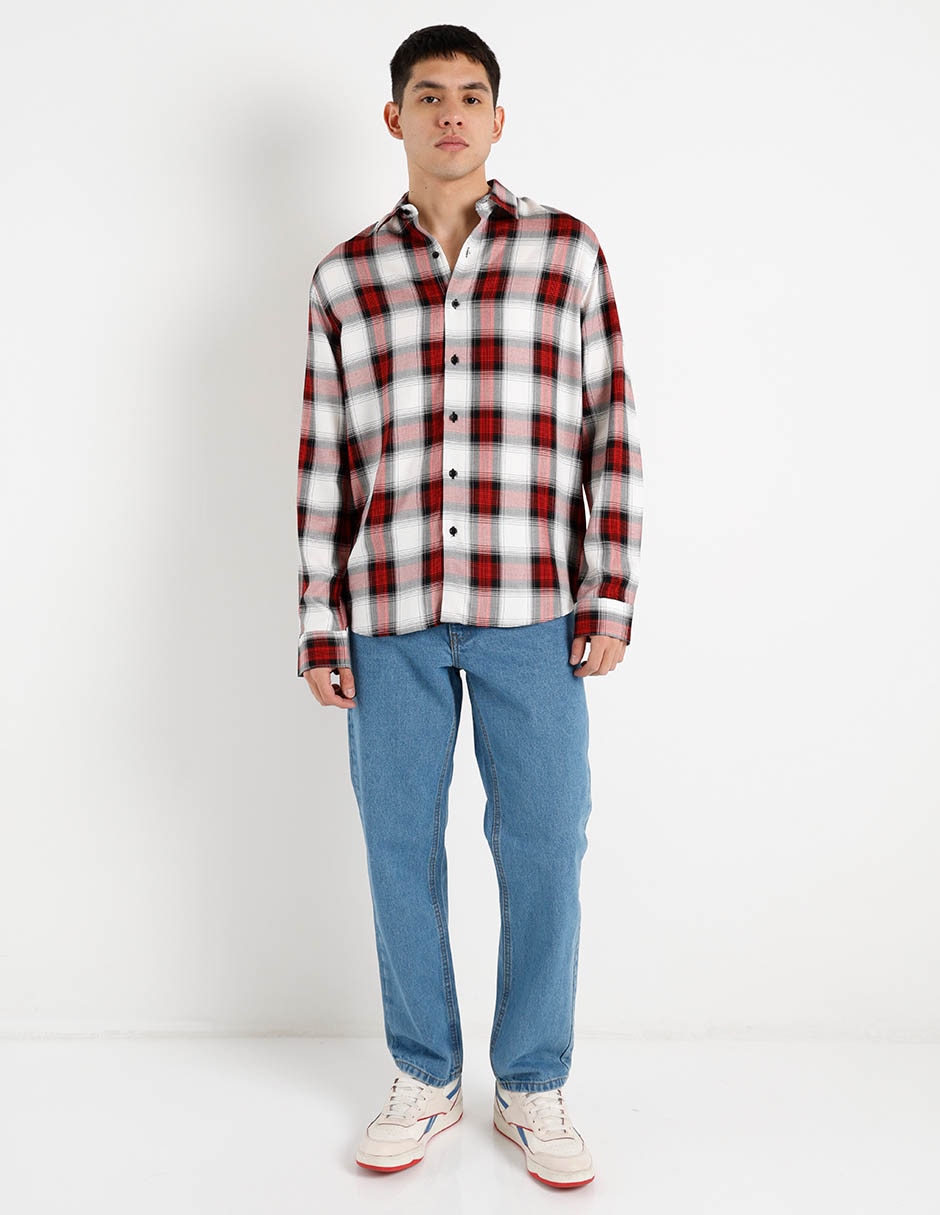 Camisa casual manga larga para hombre 3