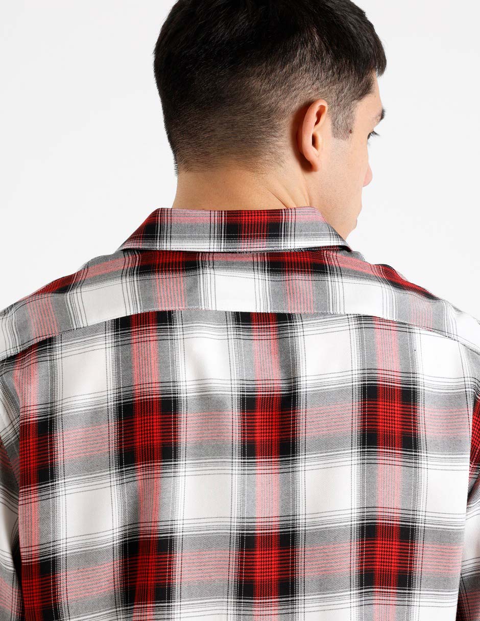 Camisa casual manga larga para hombre 5
