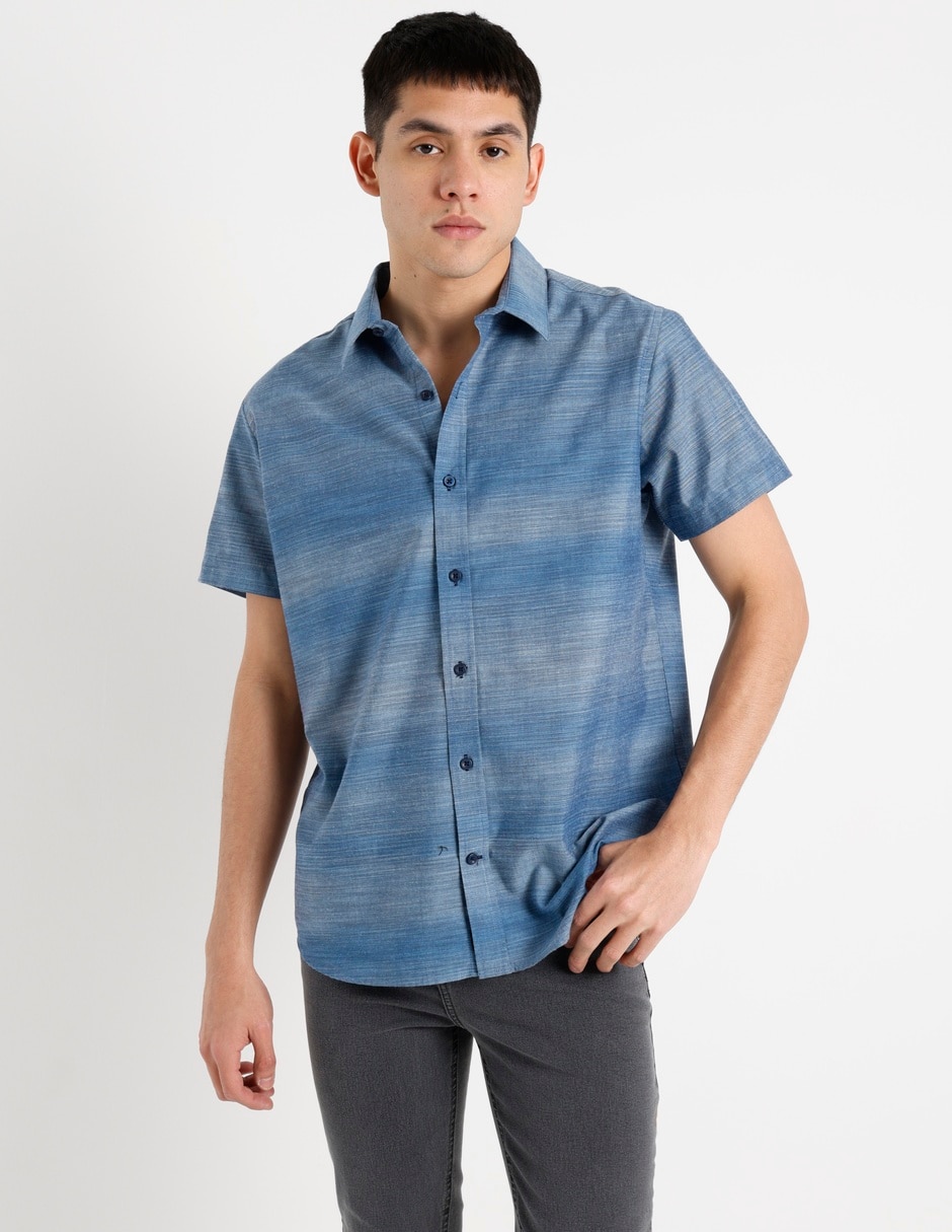 Camisa casual manga corta para hombre 2
