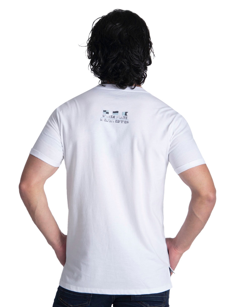 Playera cuello henley para hombre 2