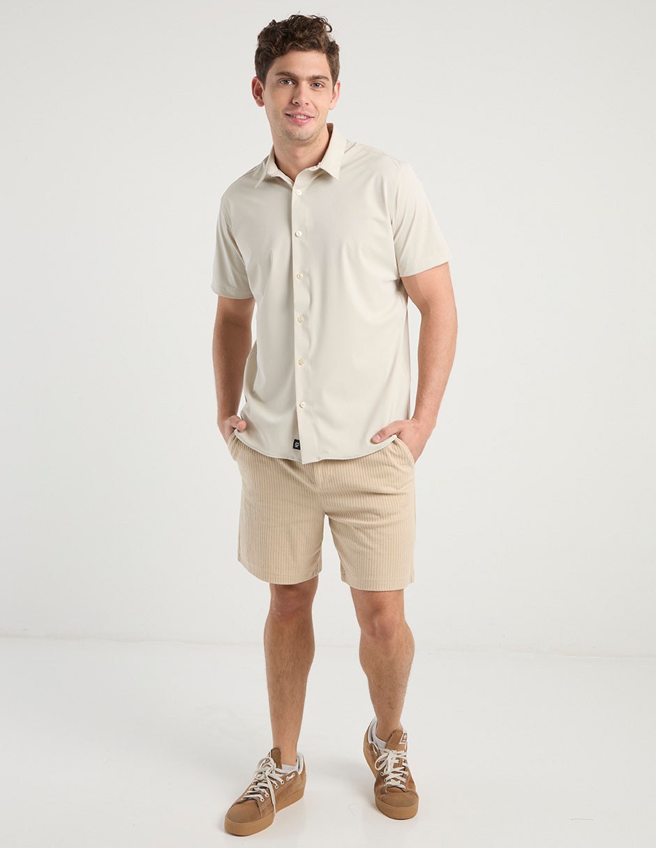 Camisa casual manga corta para hombre 3