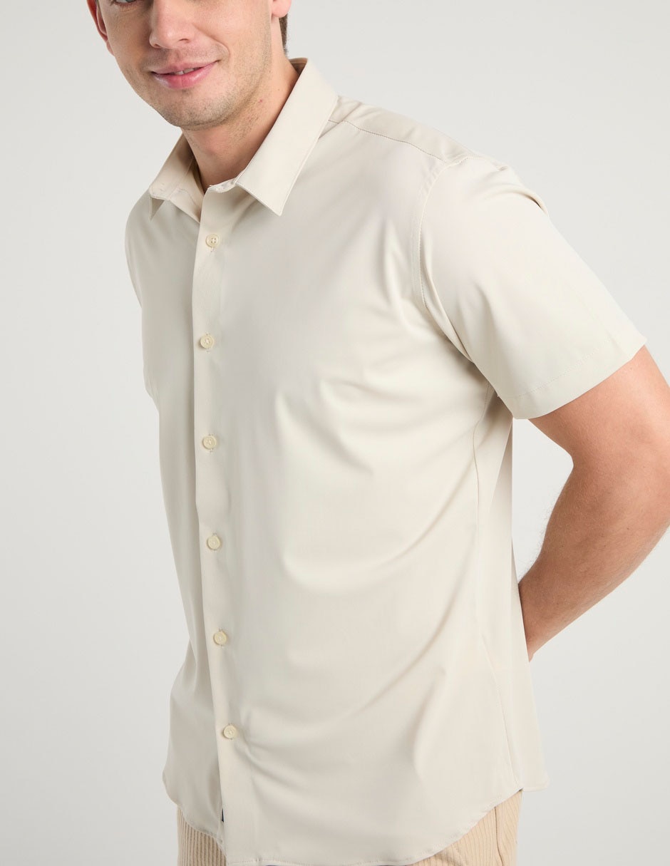 Camisa casual manga corta para hombre 4