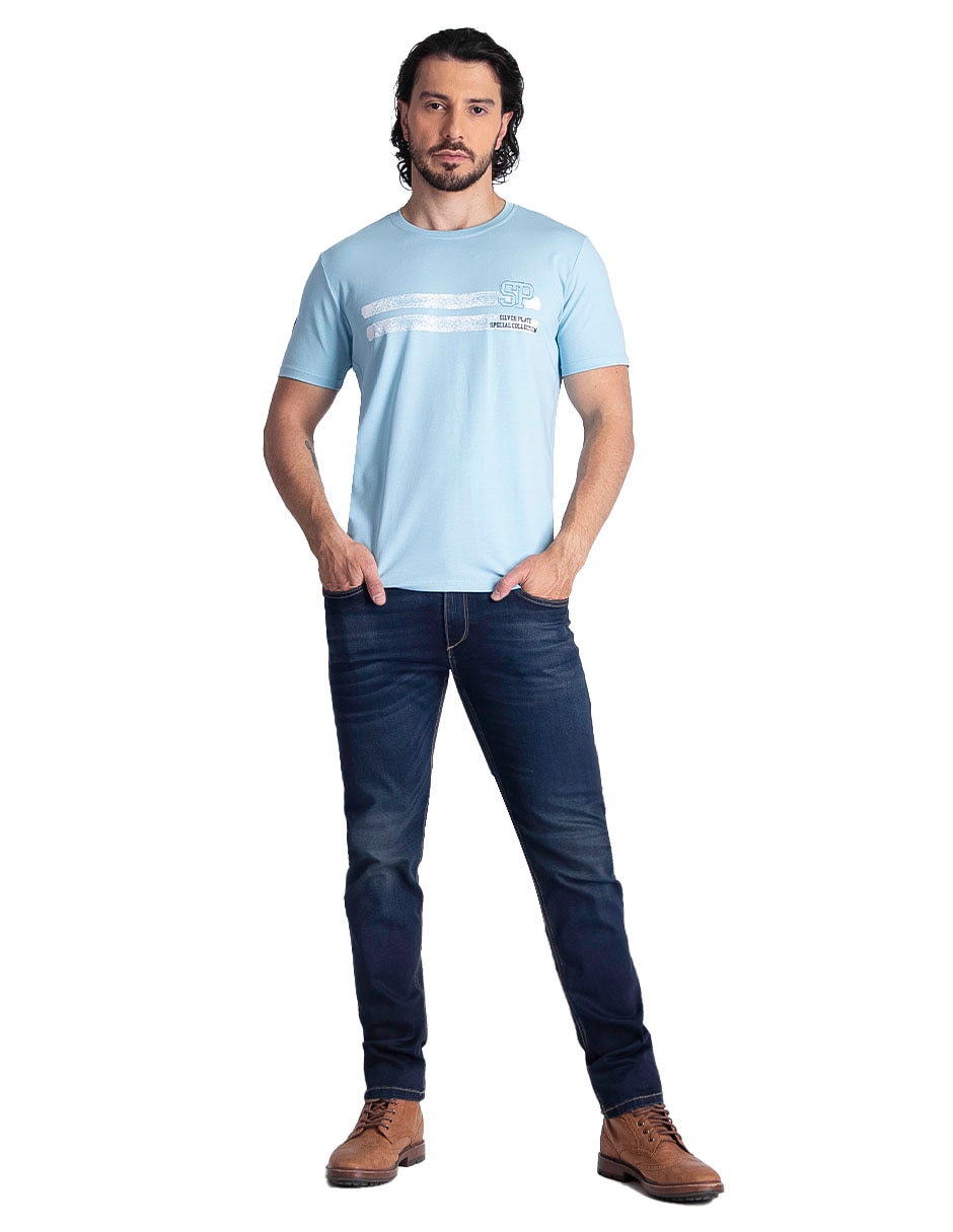 Playera cuello redondo para hombre 3