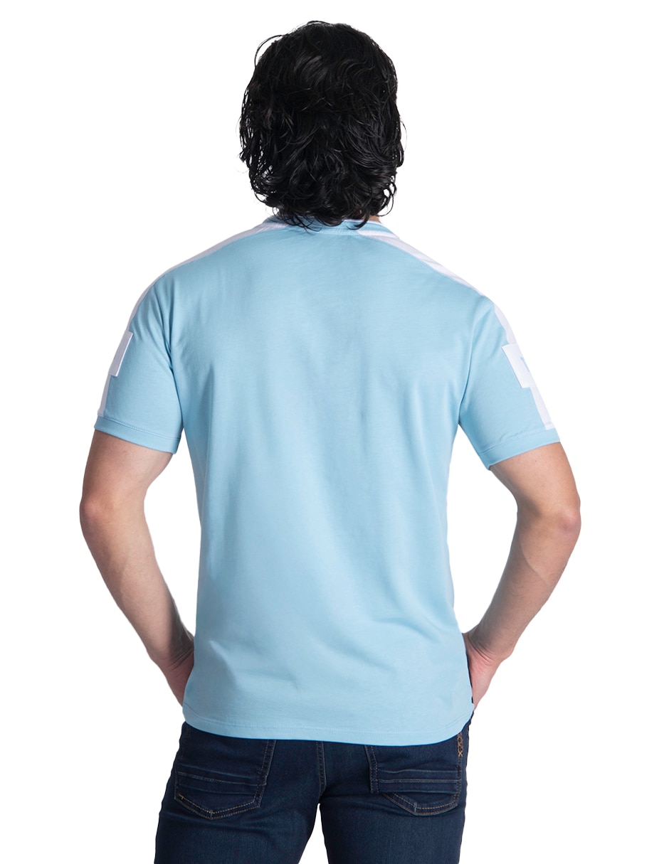 Playera cuello redondo para hombre 2