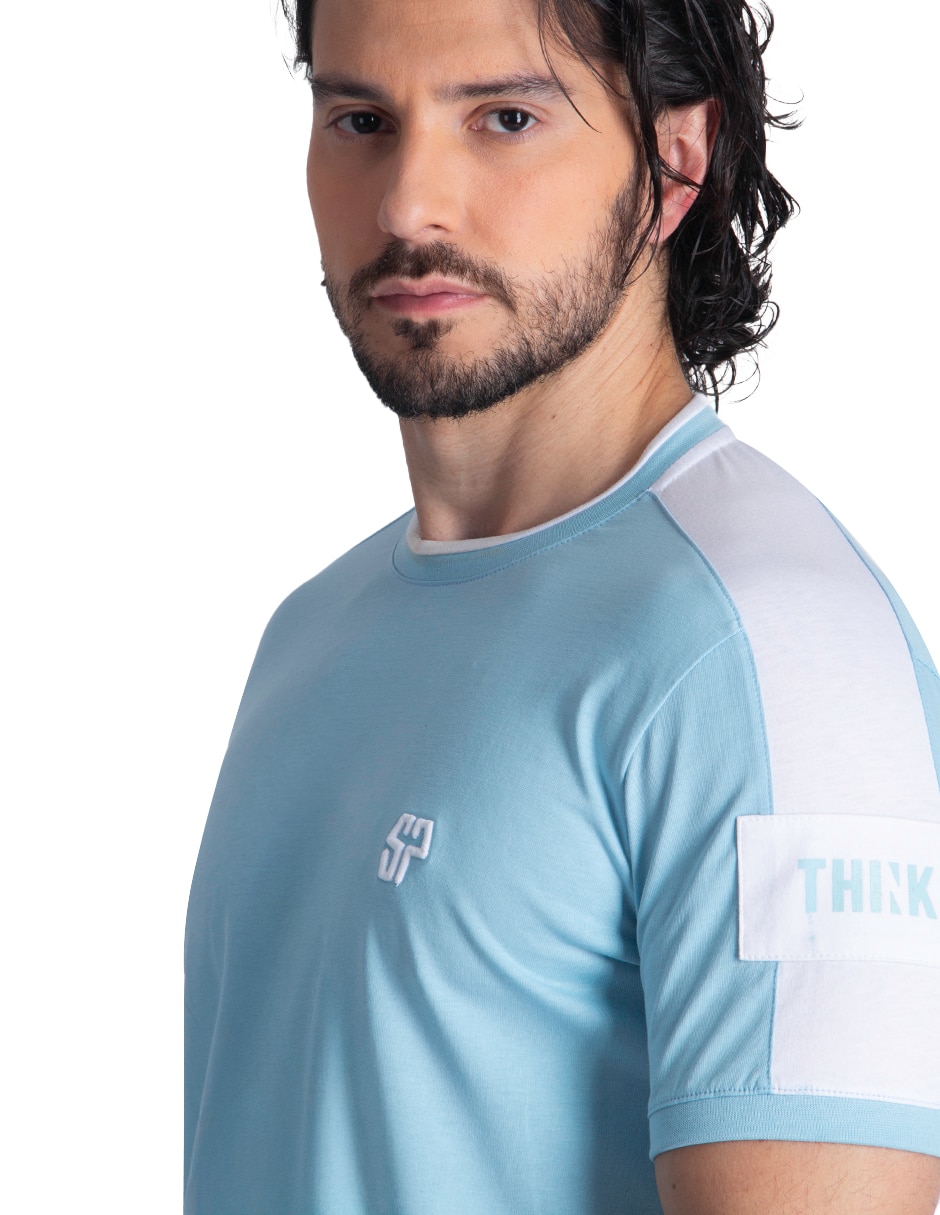 Playera cuello redondo para hombre 4
