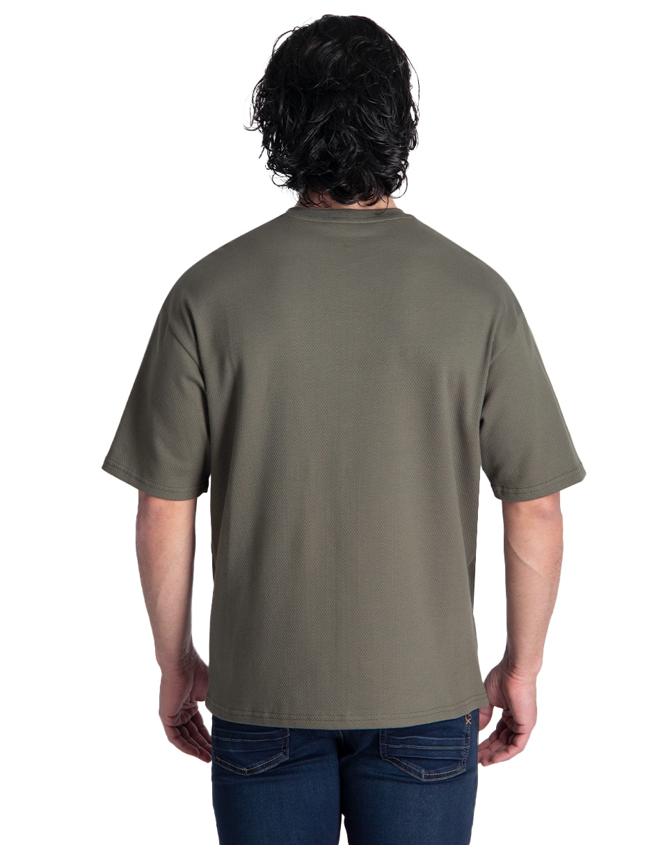 Playera cuello redondo para hombre 2