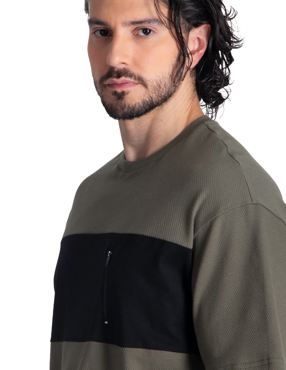 Playera cuello redondo para hombre 4