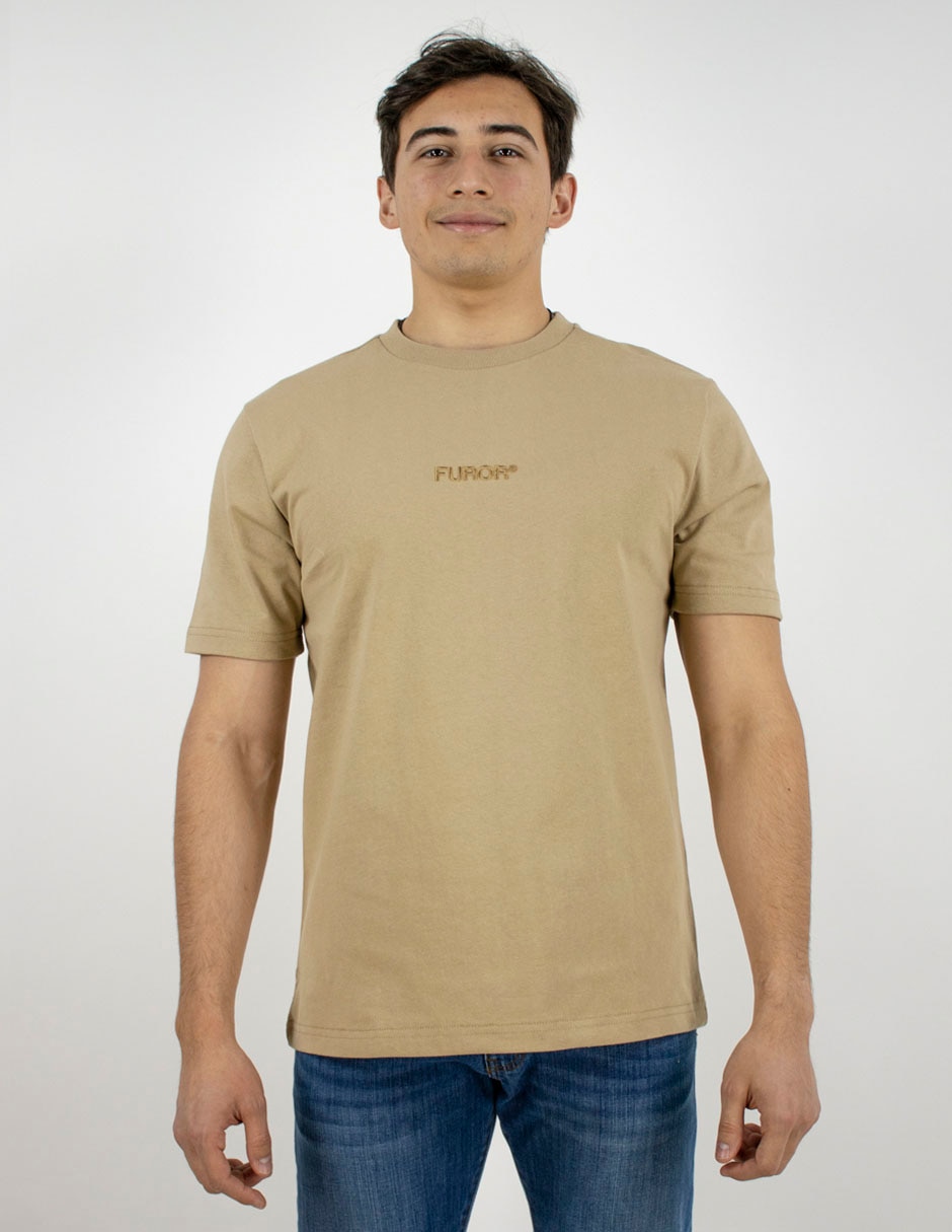 Playera cuello redondo para hombre